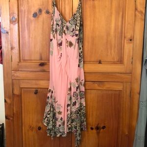 Roberto Cavalli floral chiffon lined dress